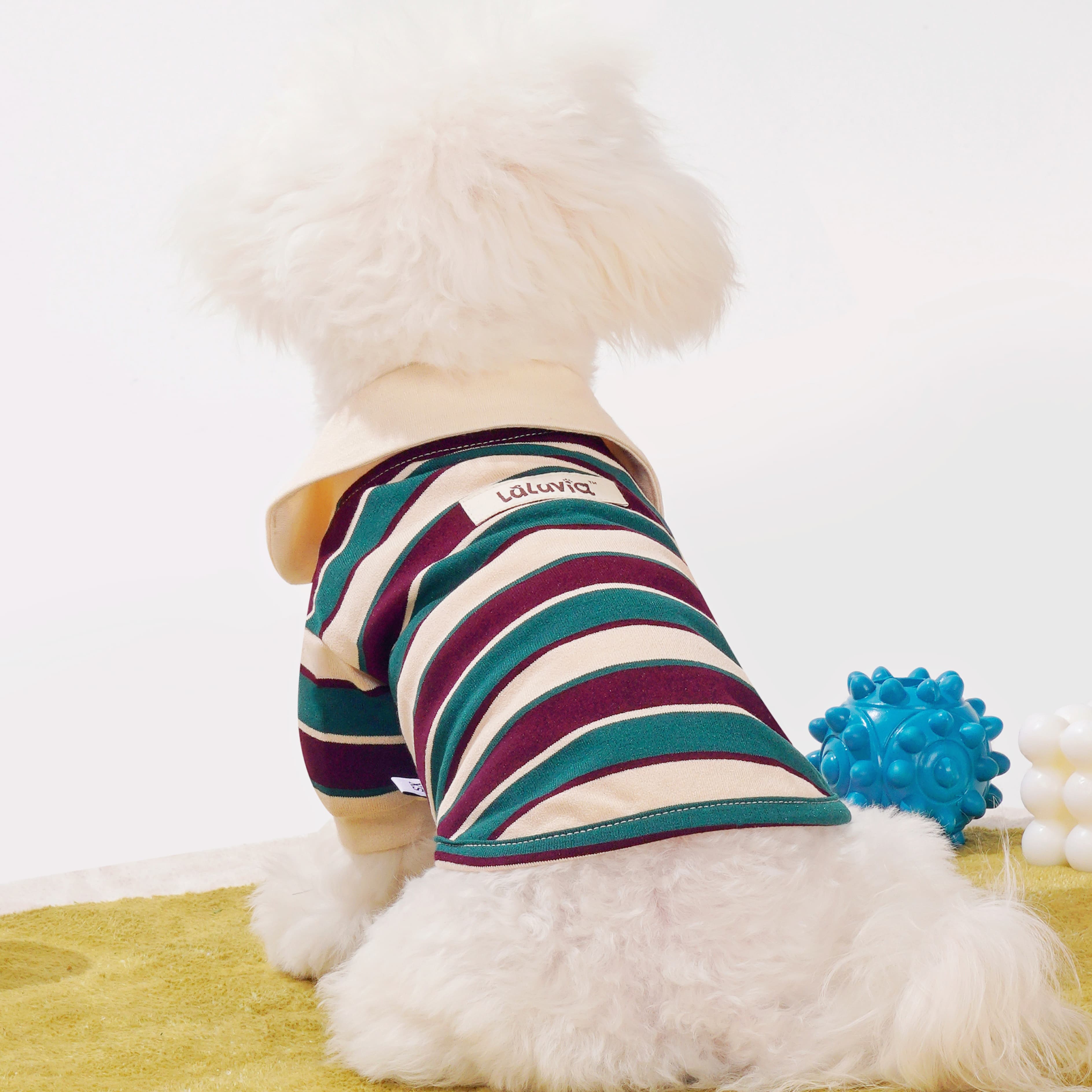 Muse Velvet Dog Polo Shirt (Green)