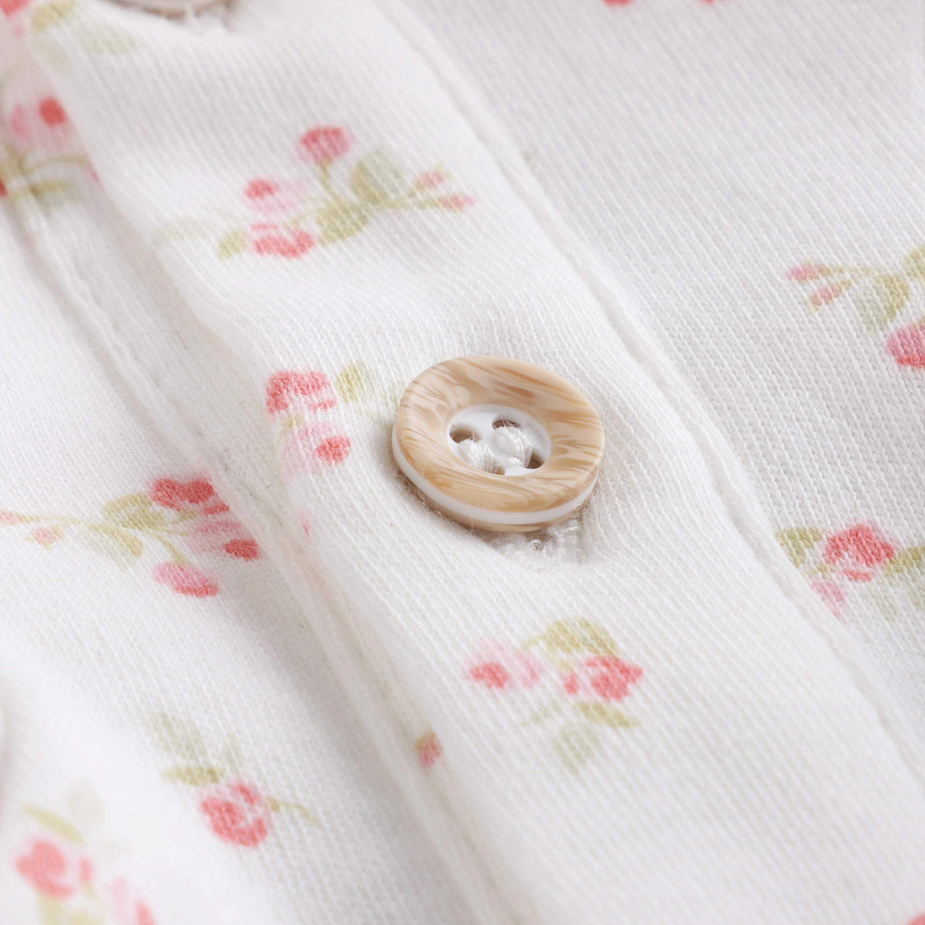 White Floral Cat Shirt