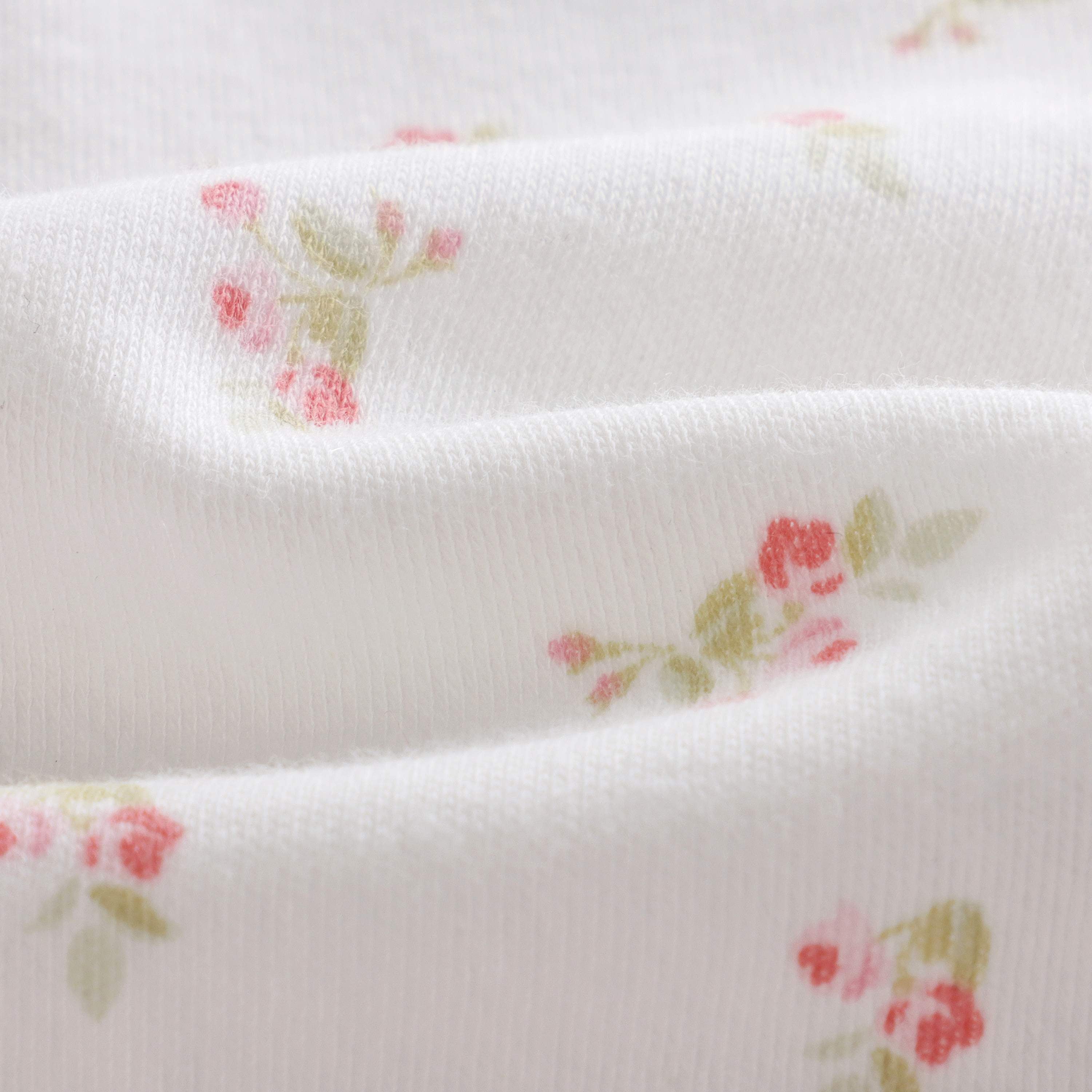 White Floral Cat Shirt