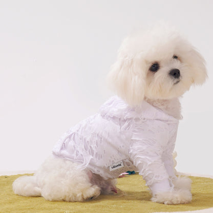 Unfinished Canvas Dog Hoodie