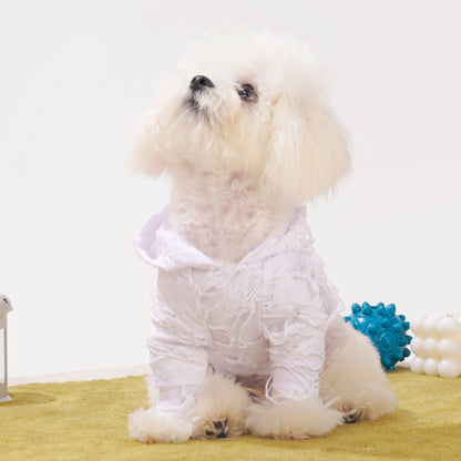 Unfinished Canvas Dog Hoodie