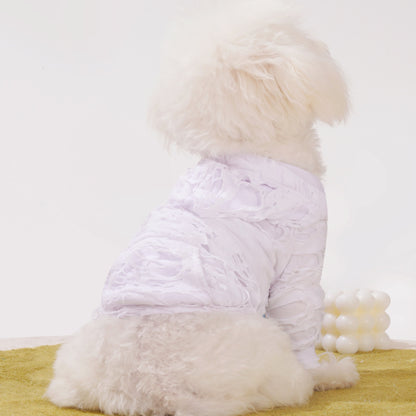 Unfinished Canvas Dog Hoodie